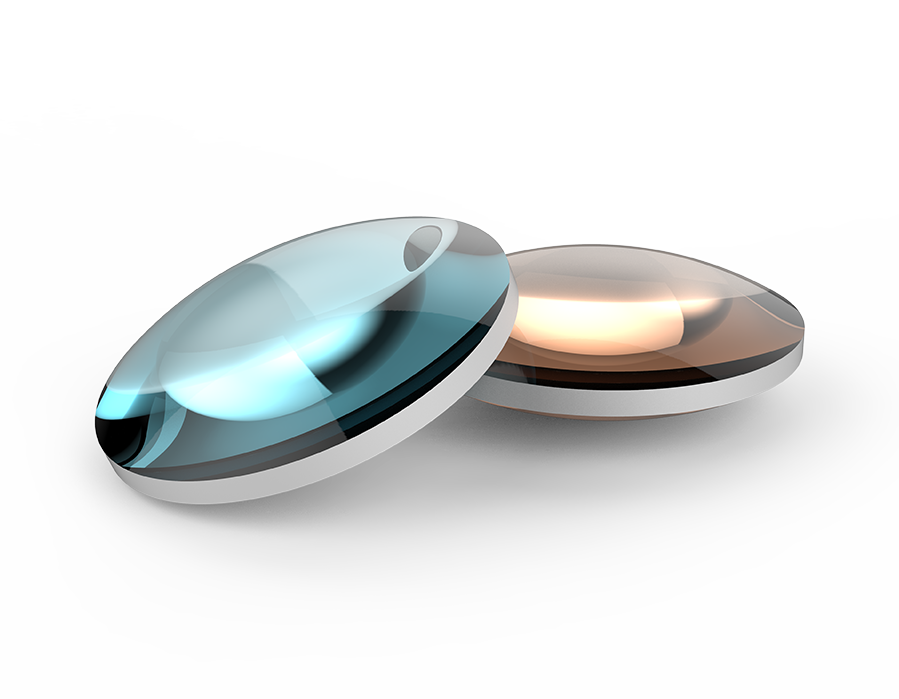 K9光学玻璃为基底材质的双凸透镜
